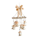 2024 Christmas Bells Hanging Ornaments Pendant Drop for Porch Office Wedding