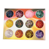 Maxbell Maxbell Nail Art Decoration Sticker Nail Glitter Sequins Design 3D DIY Tip Charms  2