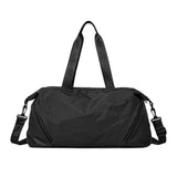 Maxbell Gym Bag Wear Resistant Portable Travel Duffel Bags for Picnic Hiking Clothes Black