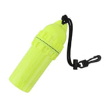 Scuba Diving Dry Box Cylindrical Dry Box for Boating Water Sports Snorkeling Yellow