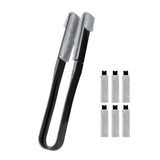 Maxbell Window Blind Cleaner Duster Brush Handheld Dust Remover for Keyboards Office black