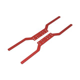 Maxbell 2x Aluminium Chassis Frame Rails for MN168 MN78 1/12 Scale RC Model Car Part Red