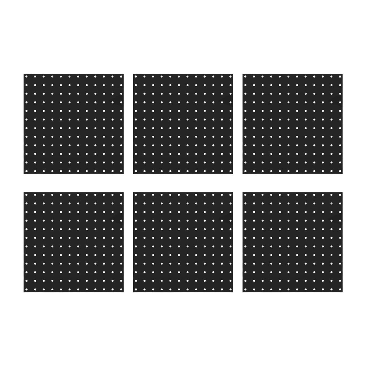 Maxbell Pegboard Wall Organizers Tool Storage Study Room Craft Room Peg Board Panels 6Pcs