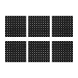 Maxbell Pegboard Wall Organizers Tool Storage Study Room Craft Room Peg Board Panels 6Pcs