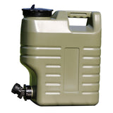 Maxbell Water Container with Spigot No Leakage Water Jug for Camping BBQ Backpacking 12L Green 1 Handle