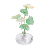Maxbell Car Dashboard Flower Decor Figurine for Women Girl SUV Sedan Truck Home Green