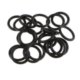 Maxbell 2x20 Pieces Replacement Twin Cam Oil Drain Plug O-Rings Rubber for Harley