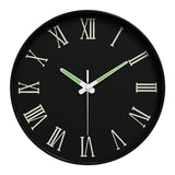 Maxbell Glow in The Dark Wall Clock 25cm Timepiece for Office Living Room Home Decor Style E