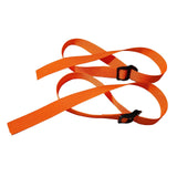 Maxbell 2 Pieces Rowing Machine Feet Straps Portable Universal Easy to Install 76 cm Orange