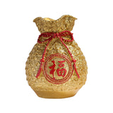 Maxbell Maxbell Novelty Flower Vase Planter Pot bag Shape Art for Home Decor Party Aureate