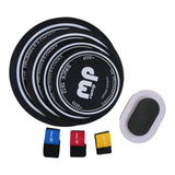 Maxbell Drum Mute Pads 10 12 14 16 inch Home Drum Sound Dampening Pads Practice Pads with 3 Cymbal Mutes