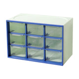 Maxbell Small Drawer Organizer for Desk Storage Box for Art Supply Jewelry Oragnizer 9 Grids