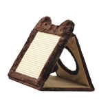 Maxbell Cat Scratching Board Foldable Practical Furniture Protection Cat Scratch Pad Brown