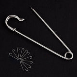 Maxbell 4 Inch Large Metal Safety Pin 10pcs