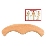 Maxbell Wood Gua Sha Board Muscle Scraping Handheld Professional Gua Sha Facial Tool