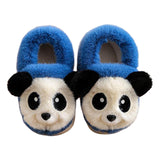 Maxbell Lovely Panda Slippers Warmer Clothing Handcraft 1 Pair for Toddler Boys Foot 16cm, Blue