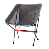 Maxbell Lightweight Camping Folding Chair Portable Camp Lounge Chair Gray