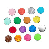 Maxbell 16Pcs Sensory Mats Assorted Round Wall Panels for Child Fine Motor