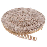 50 Meters Natural Burlap Ribbon Fabric Jute Crafts For Wedding Event Decor, Home DIY Decoration - Aladdin Shoppers