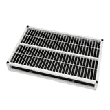 Maxbell Indoor Dog Potty Tray Washable Portable Mesh Grids Keep Clean Dog Litter Box White S