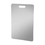 Maxbell Stainless Steel Cutting Board Multipurpose Non Stick for Home Outdoor Baking L