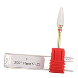 Maxbell Maxbell Ceramic Polishing Head Nail Grinding Drill Bit for Electric Nail Machine F
