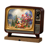 Maxbell Christmas Musical Box Christmas Gift for Birthday Gifts Desktop Coffee Table Santa Claus
