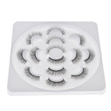 Maxbell Maxbell 7 Pairs 3D Long Thick False Eyelashes Handmade Reusable Makeup Eyelash 11mm