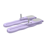 Ski Machine Strength Training Fitness Full Body Workout Sturdy Leg Exerciser purple