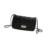 Maxbell Women PU Leather Shoulder Bag Armpit Bag Chic Purse for Vacation Work Travel Black