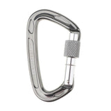 Maxbell Maxbell 24KN Auto Locking Carabiner Hammock Carabiner Rappelling Climbing Buckle Grey