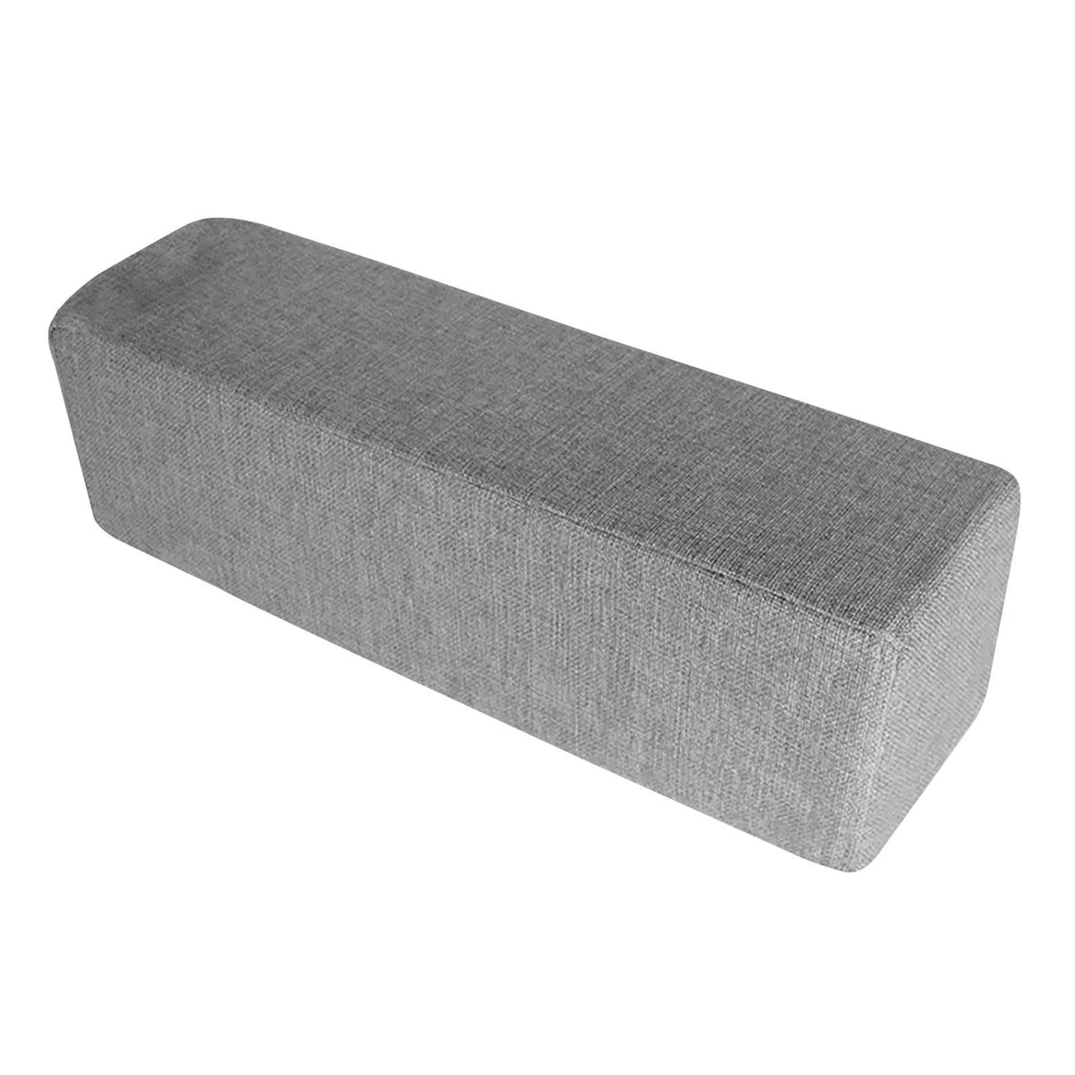 Maxbell Sofa Arm Rest Pillow Creative Waist Backrest Cushion for Reading Bed Sitting Deep Grey
