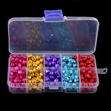 300 Pieces Mixed Colors Jingle Christmas Bells Loose Beads Charms 8mm Jewelry Making & Crafting Designs Wedding Party Decorations Balls - Aladdin Shoppers