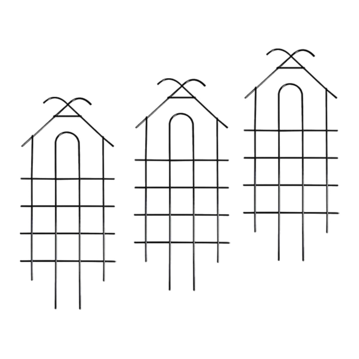 Maxbell 3 Pieces Plants Trellis Decorative Garden Trellis for Patio Balcony Backyard