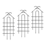 Maxbell 3 Pieces Plants Trellis Decorative Garden Trellis for Patio Balcony Backyard