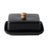 Maxbell Ceramic Butter Dish with Airtight Cover Butter Keeper Holder for Counter Bar