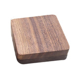 Maxbell Coin Presentation Display Box Wood Showcase Universal Square Collection Case Black Velvet