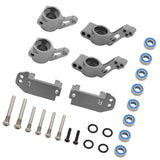 Maxbell RC Steering Components Upgrade Steering Blocks for 1:10 Scale Crawler RC Car Gray