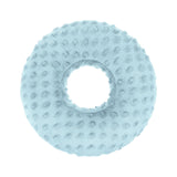 Maxbell Ear Piercing Pillow Round Shaped Soft Travel Easy Clean Side Sleeping Pillow Blue