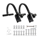 Maxbell 2x Ladder Roof Hook with Wheel Accessories T Bar Steel Ladder Hooks for Roof S