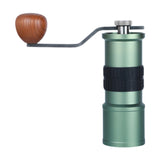 Maxbell Coffee Grinders Portable Hand Crank Espresso Grinder for Travel Camping Home Green