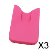 Maxbell 3xPhone Holder for Tote Bag Modern Decorative Silicone Insert Travel Organizer Pink