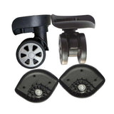 Maxbell 3x2 Pieces Replacement Luggage Suitcase Wheels Swivel Mute Casters Black