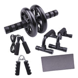 Maxbell Abs Roller Wheel Hand Gripper 2 Push up Bars for Beginners and Advanced Users 6PCS