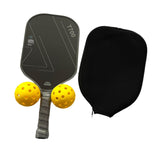 Pickleball Paddle Practical 16mm Carbon Fiber for Consistency Control Adults Style A