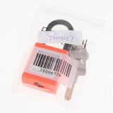 Maxbell 2xSafety Security Lockout Padlock Keyed Different PVC Stainless Steel Orange