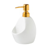 Maxbell Soap Dispenser with Pump Hand Soap Dispenser Bottle for Hotel Outdoor Travel white