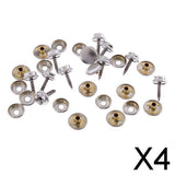 Maxbell 4x10 Set Stainless Boat Cover/Canopy Fittings Snap Fastener Screw Stud Sockets