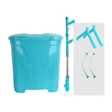 Maxbell Backpack Carrying Granular Fertilizer Spreader Corn Fertilizing Tool Style D