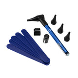 Maxbell Pocket Otoscope Kit Reusable for Nurse, Adults, Kids Versatile Ear Care Tool Blue